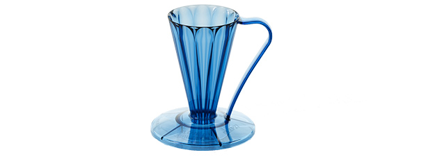FLOWER DRIPPER DEEP 27 Clear Navy