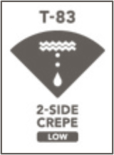 T-83 2-SIDE CRAPE LOW